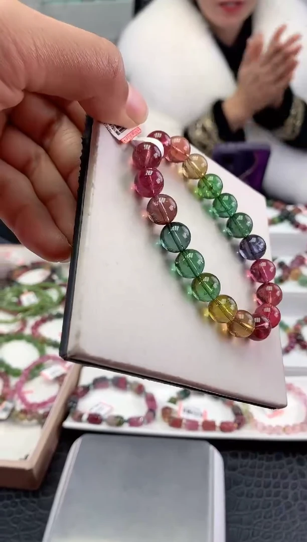 未镶嵌手串碧玺多样性发一条