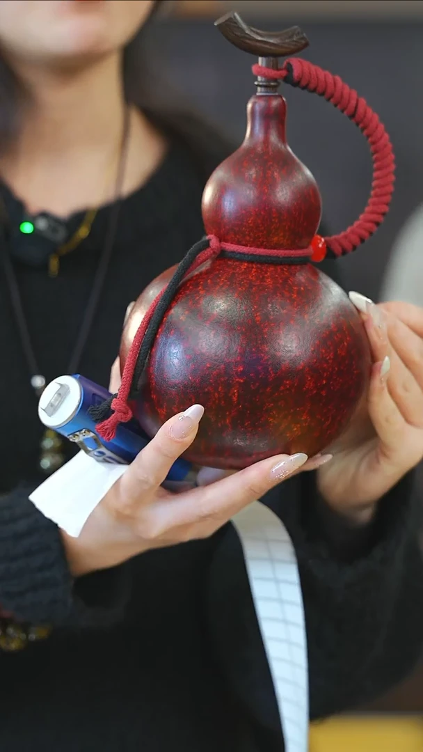 【闪购商品】XM115大漆酒葫芦不包手串及旋转底座