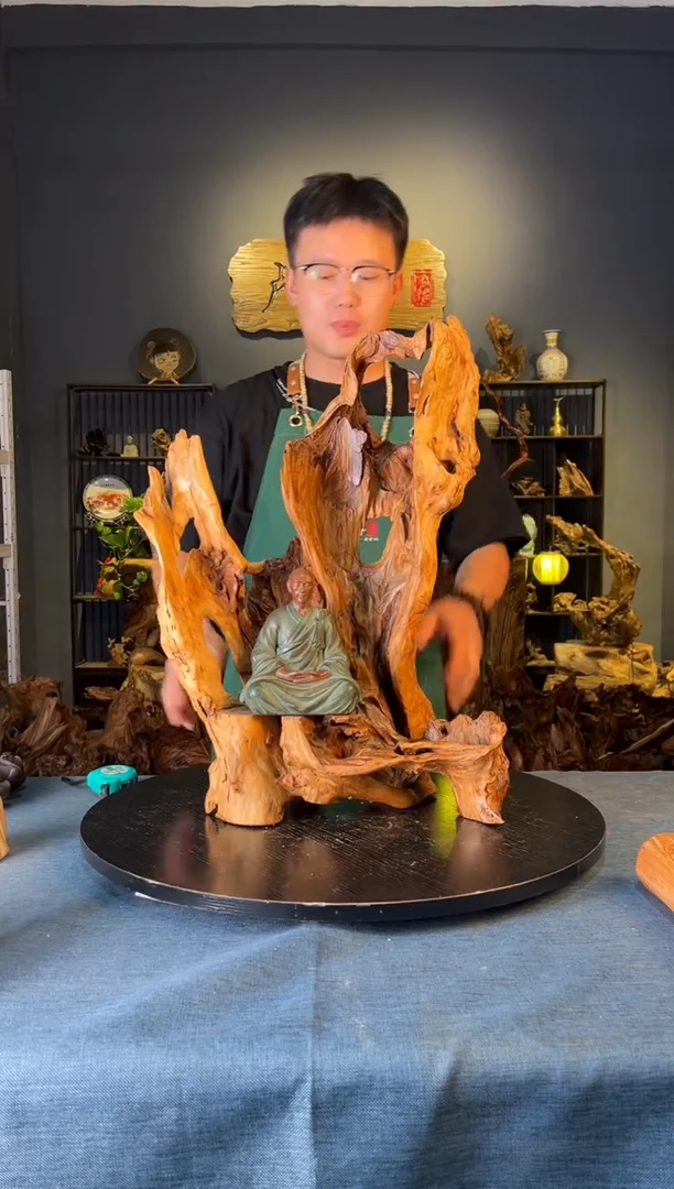 木 卢师傅根艺作品（不包含人物摆件）