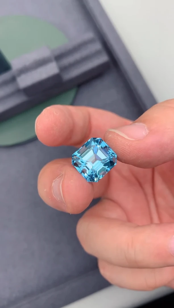 【闪购商品】海蓝宝石裸石未镶嵌12ct  海蓝宝石