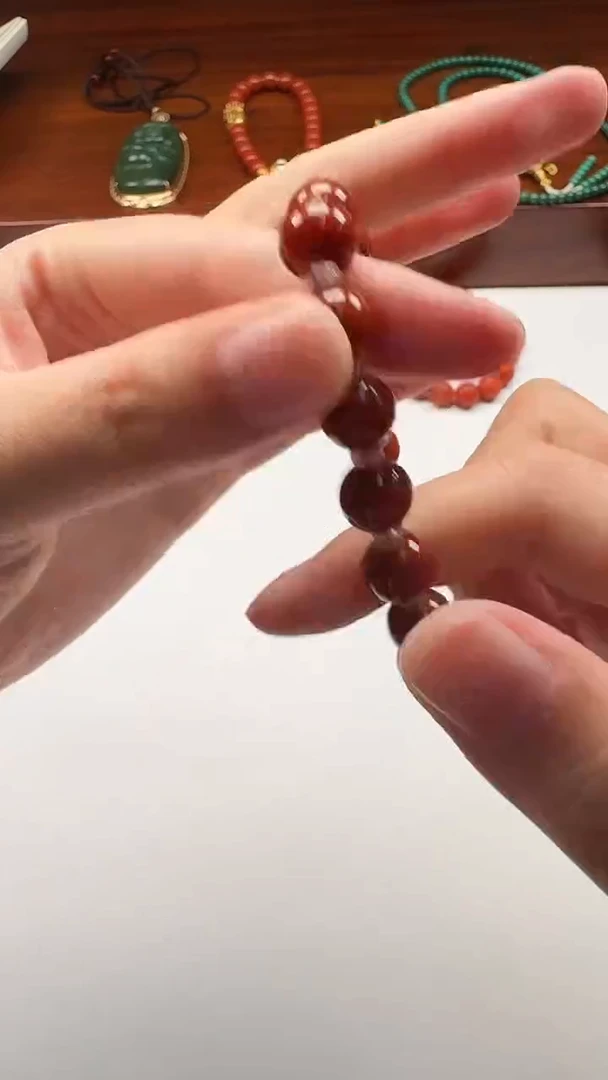 未镶嵌手串手串南红玛瑙猪**～手串手串