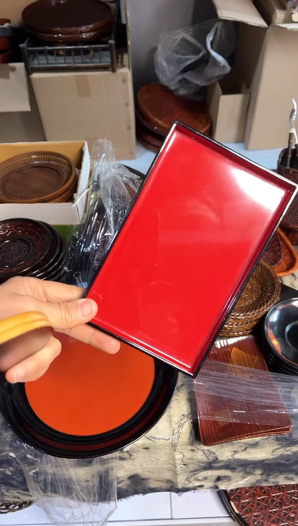 【闪购商品】圆形樱木盘