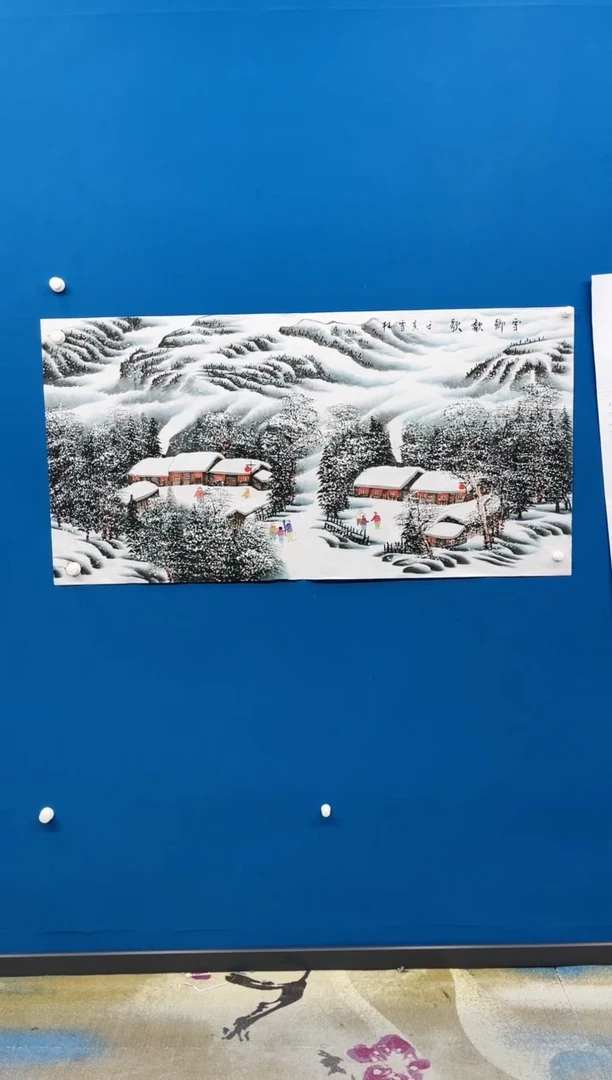 【闪购商品】国画张-四尺雪景/无框/W