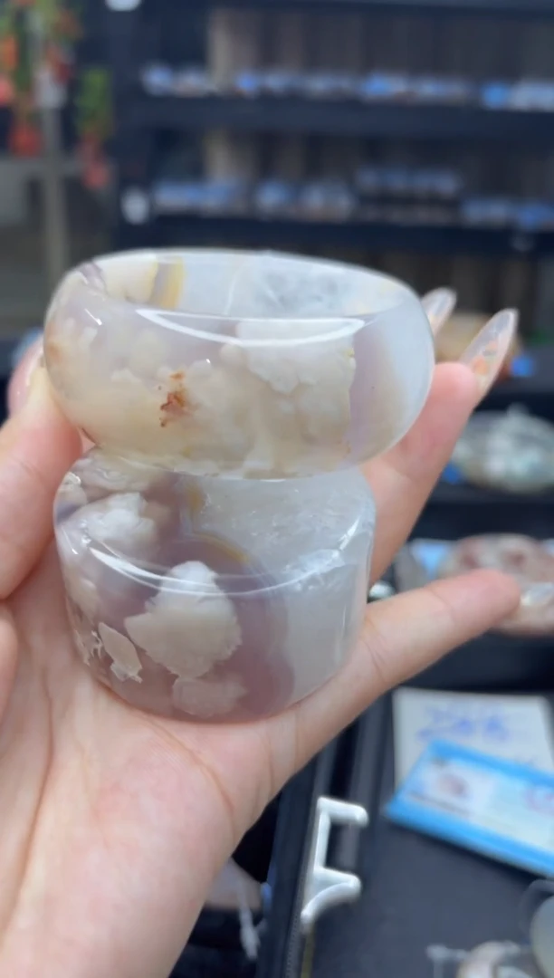 石英质玉手镯未镶嵌31(53圈赠送镯心)