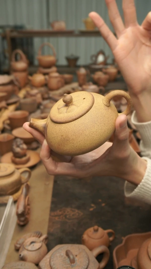 老岩泥原矿料  石瓢壶175ml