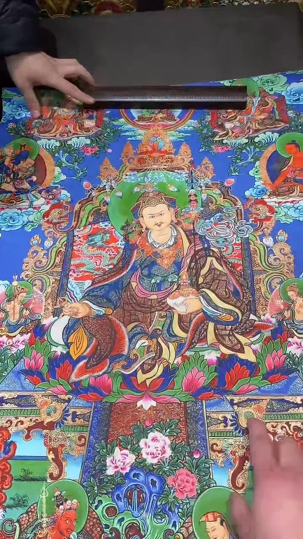 卷轴画【主播精品】高端卷轴画——唐卡103大成就者