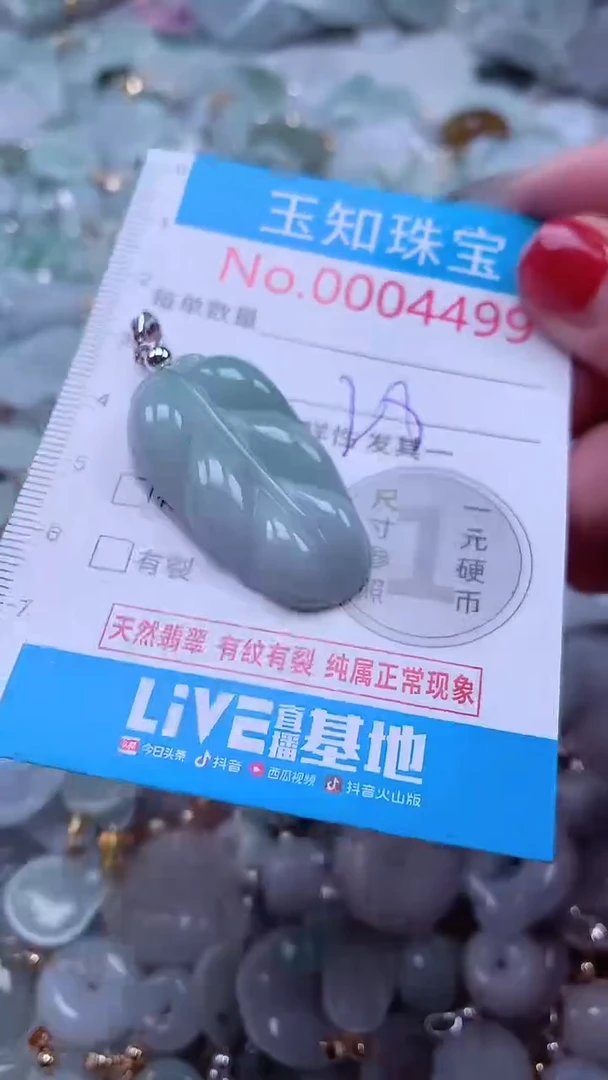 吊坠(不含链)未镶嵌翡翠4499