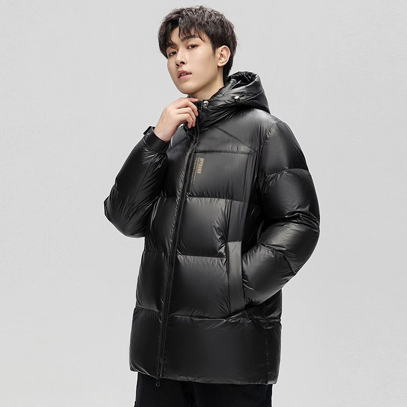 鹅绒黑金系列 连帽羽绒服  ZH04B4007