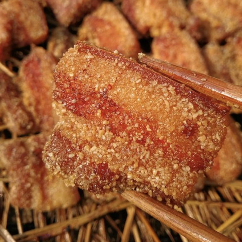 （洞口县特产）农家山里农家熟食喂养土猪，腊米粉肉1