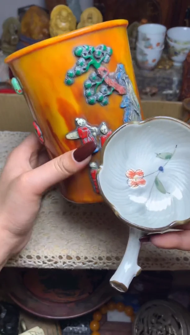 紫砂盖碗瓷器默认微瑕瓷器