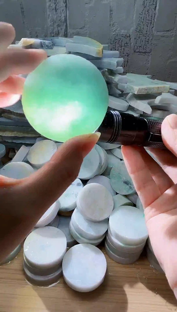 裸石翡翠天然翡翠A货余 南 549