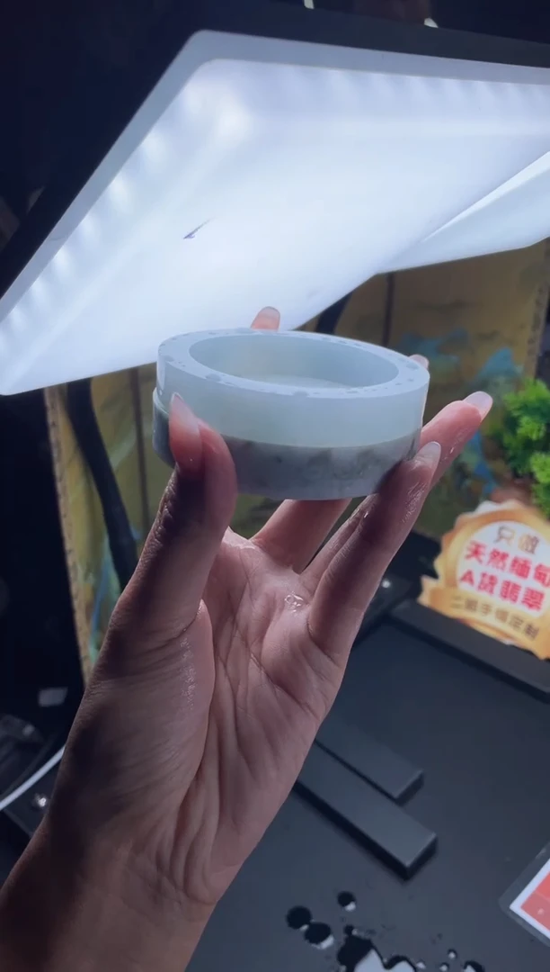 未镶嵌手镯定制翡翠正圈AJH2SZDZS