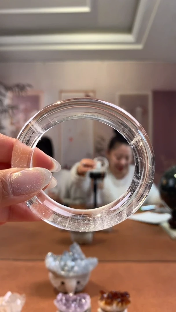 【闪购商品】水晶手镯未镶嵌白水晶手镯53