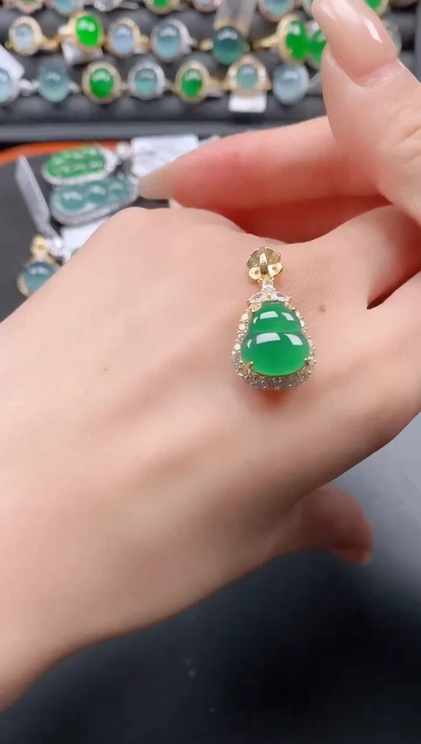 银S925镶嵌戒指翡翠1111