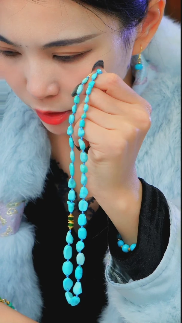 未镶嵌绿松石项链发货一件