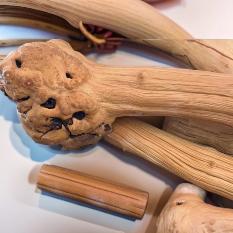 原生态六道木杖齐眉棍登山武术健身拐杖原木制品