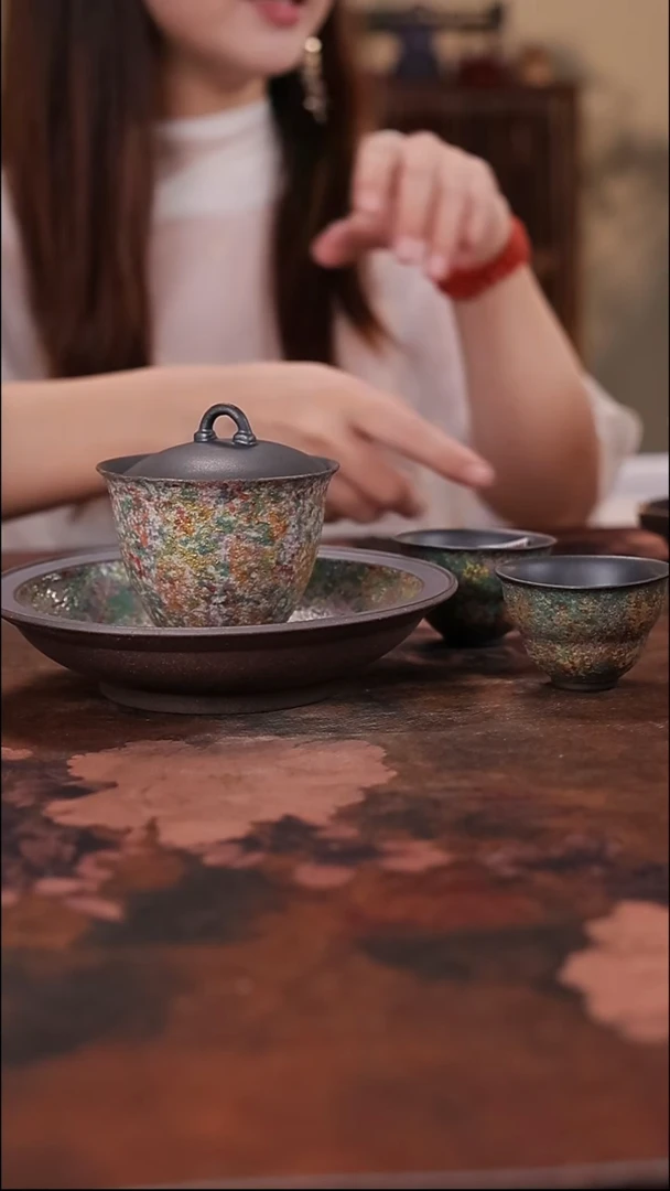 陶瓷茶具（无礼盒）@@A13434