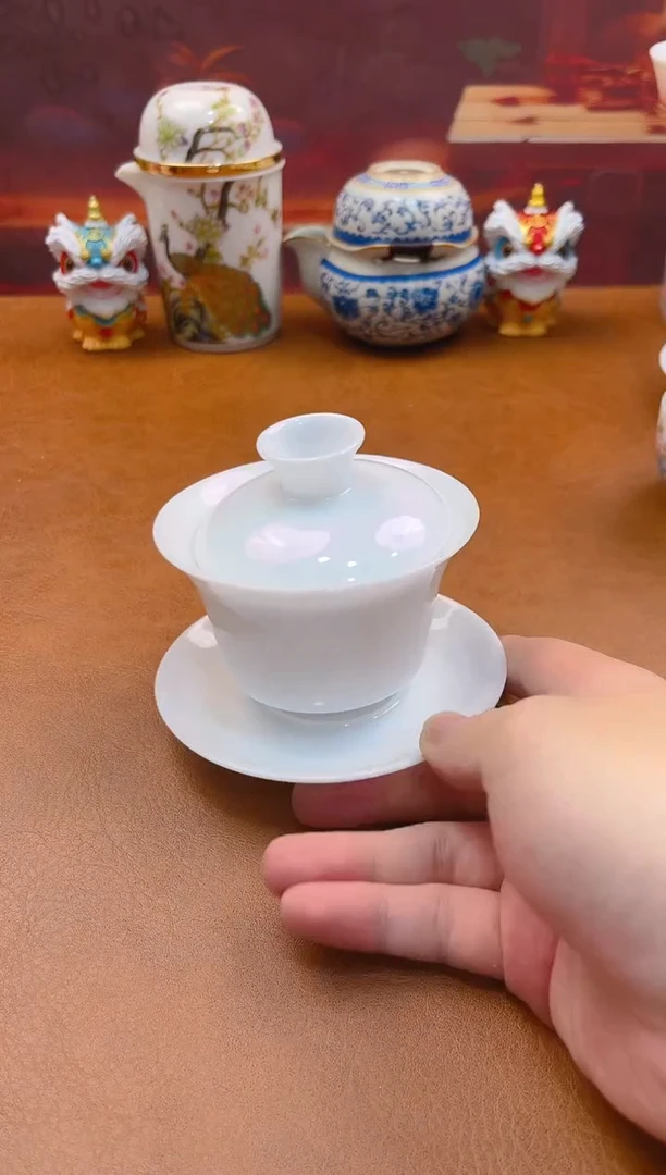 陶瓷茶具摆件旅行套组