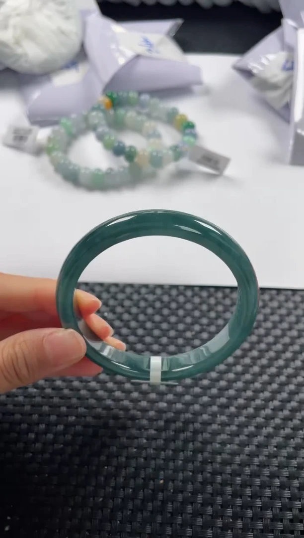 未镶嵌手镯翡翠基地发货H 0791 58+