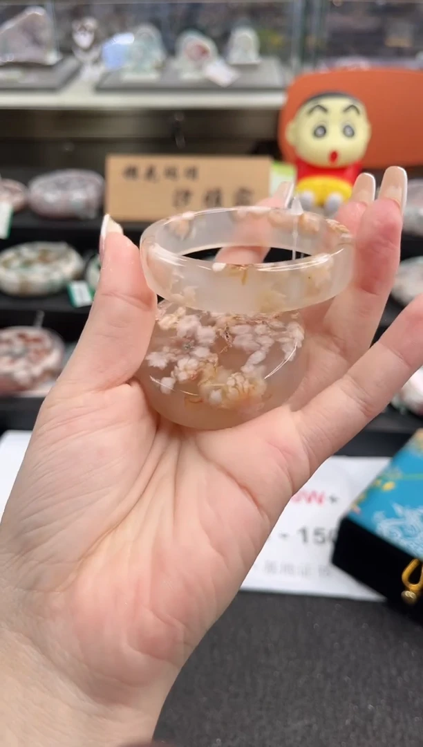 未镶嵌手镯石英质玉53圈口（赠品镯心）6365491
