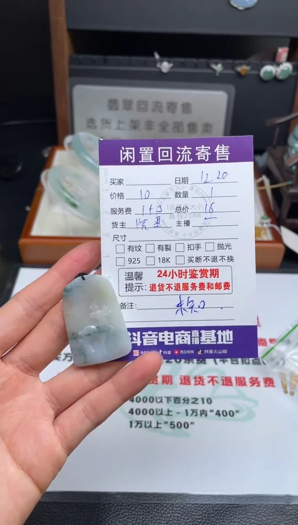 【闪购商品】翡翠颈饰未镶嵌挂件