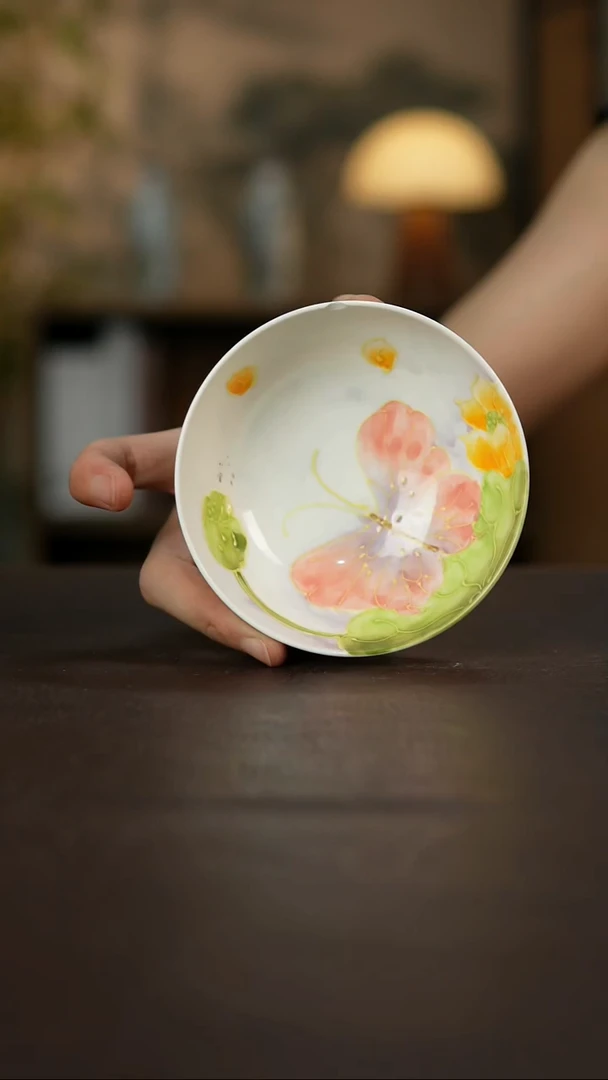 杯景德镇陶瓷杯碗柴烧多人