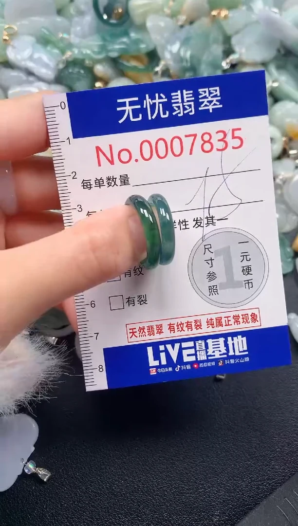 吊坠(不含链)未镶嵌翡翠7835
