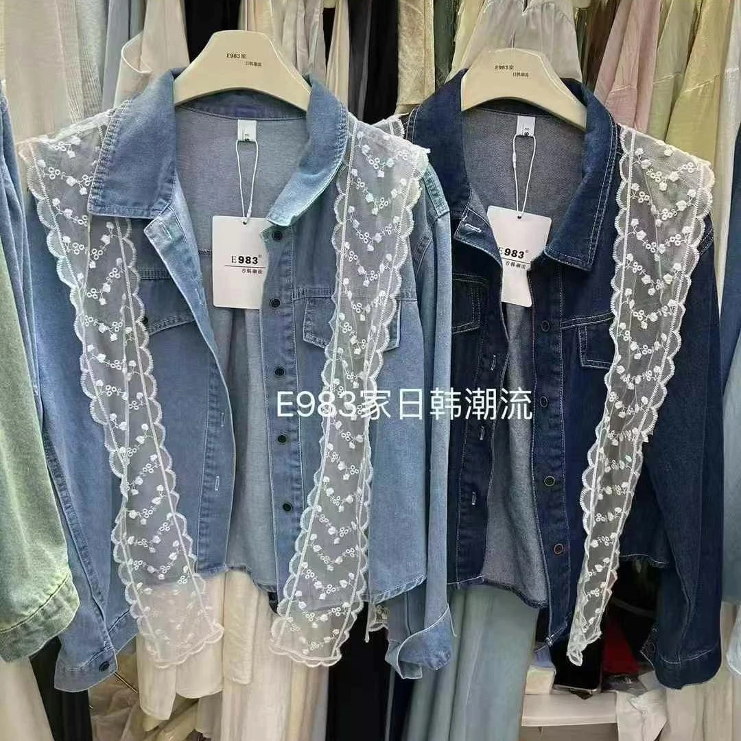 时尚百搭牛仔衬衫