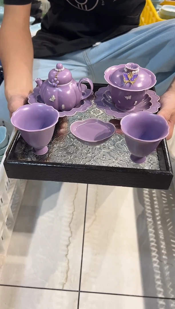 瓷片北溪堂 梵古堂正品【带滴溜 托盘】