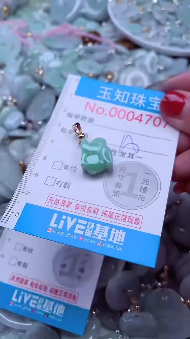 吊坠(不含链)未镶嵌翡翠4707