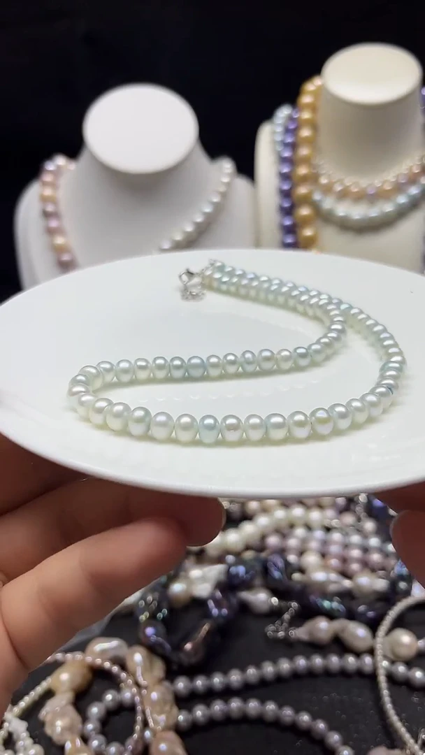 淡水珍珠未镶嵌颈饰多人