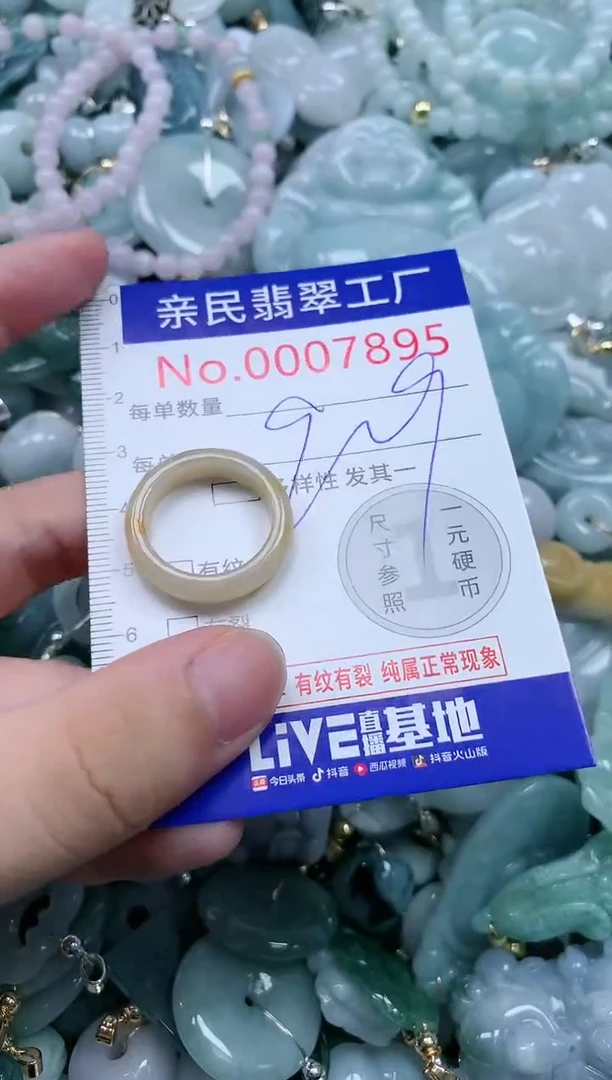翡翠未镶嵌吊坠(不含链)7895