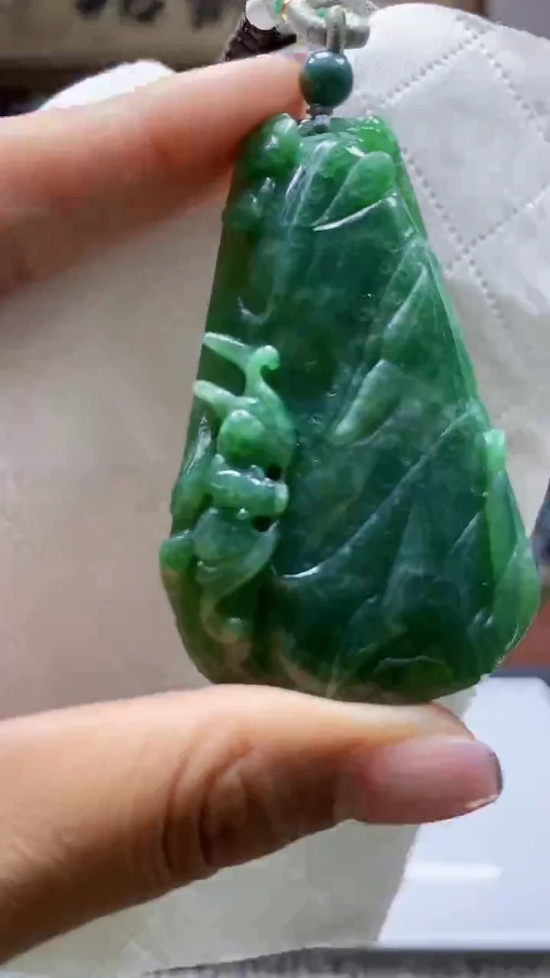 定制翡翠未镶嵌1024jj-毛货挂件24