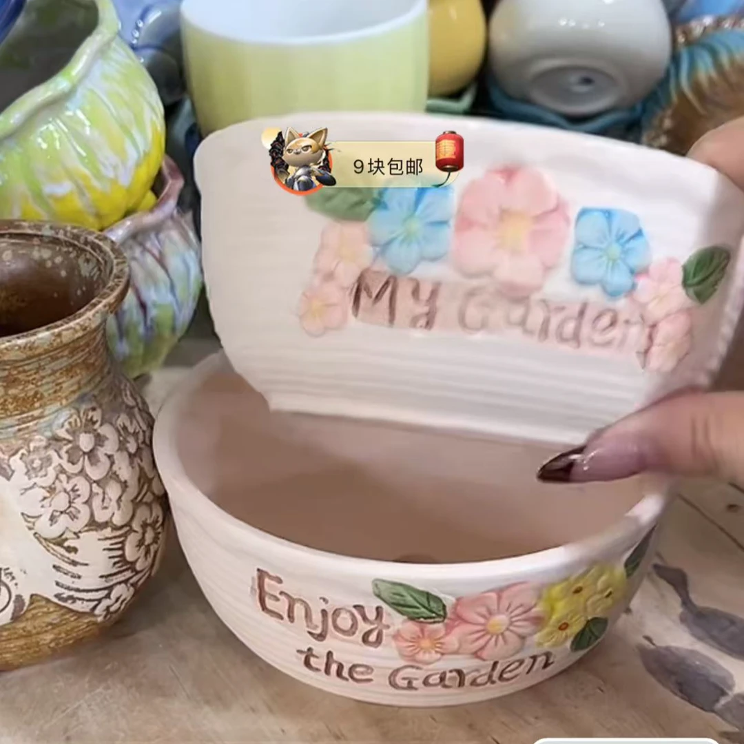 多肉花盆肉肉植物花盆小清新陶瓷花盆客厅阳台家居高颜值创意摆件