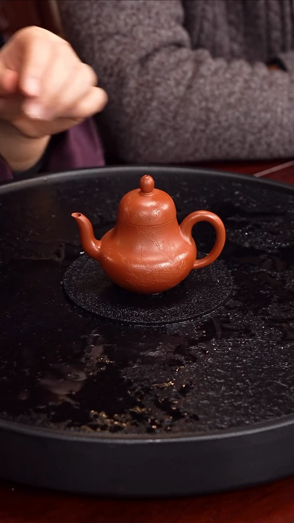 茶壶紫砂蒋氏工堂  思婷93 朱泥 120毫升