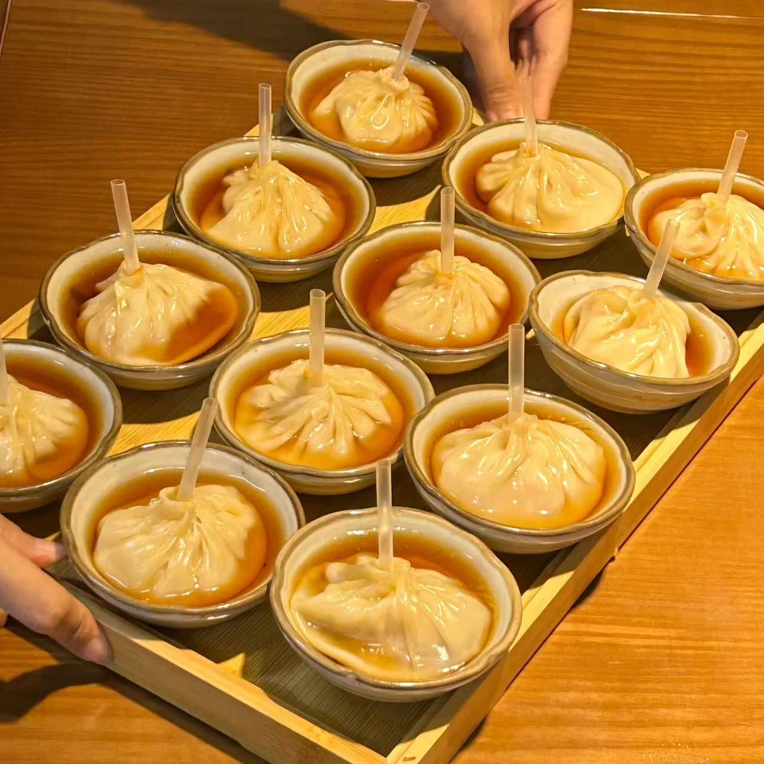 海新1号鲜肉灌汤包营养早餐小笼包儿童速食半成品速冻加热包子