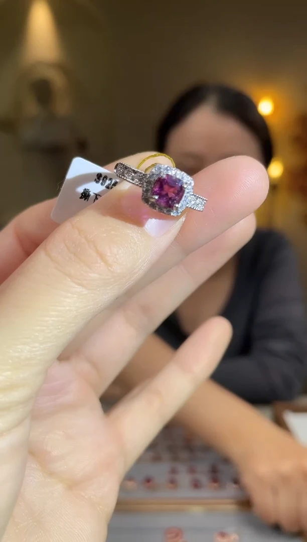 银S925镶嵌手饰碧玺手饰