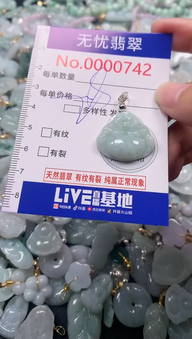 吊坠(不含链)未镶嵌翡翠742