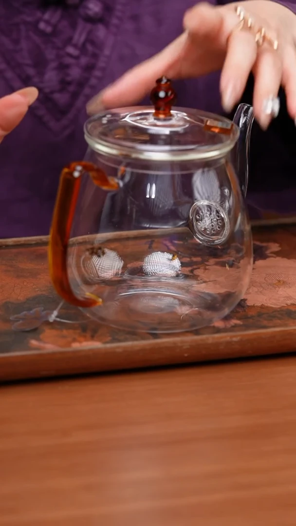 【闪购商品】禾器/晶彩文仕壶/琥珀