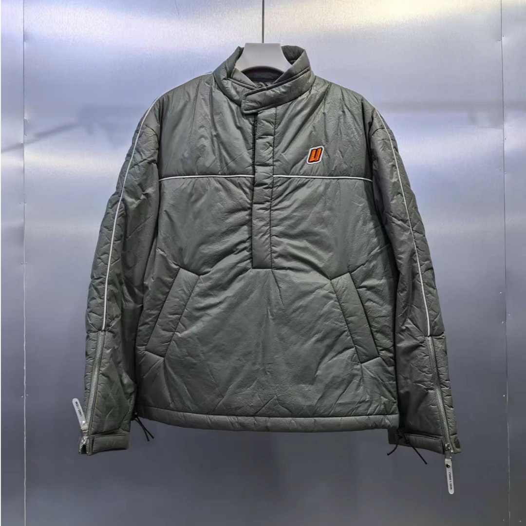 W01-101631-UMA秋冬季纯色时尚百搭棉服外套