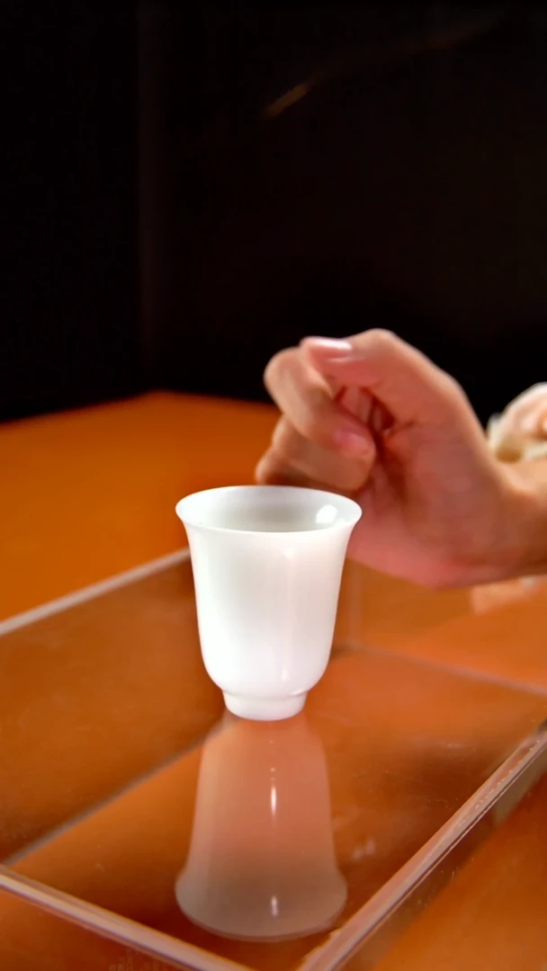 其他陶瓷《言泥陶瓷》羊脂玉冰种素烧系列主人杯