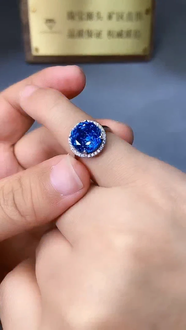 【闪购商品】托帕石戒指银S925镶嵌354