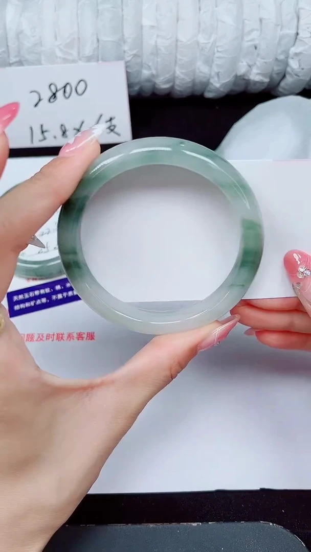 未镶嵌手镯石英质玉344-58/59