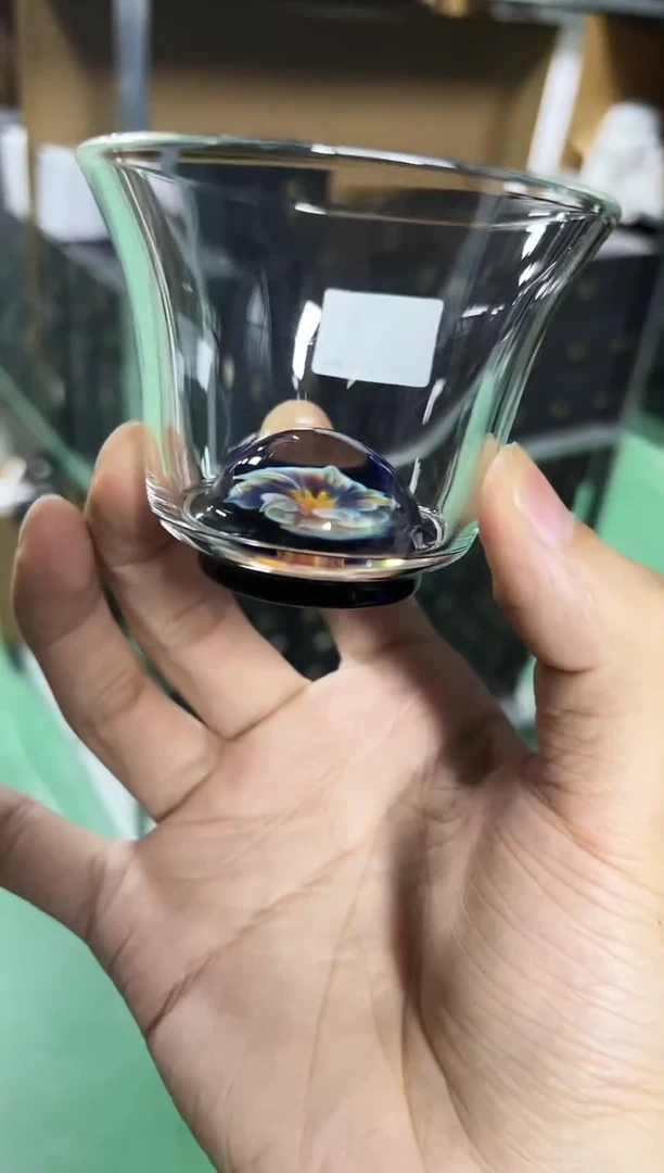 蓝海棠底珠雅杯晶焱金标