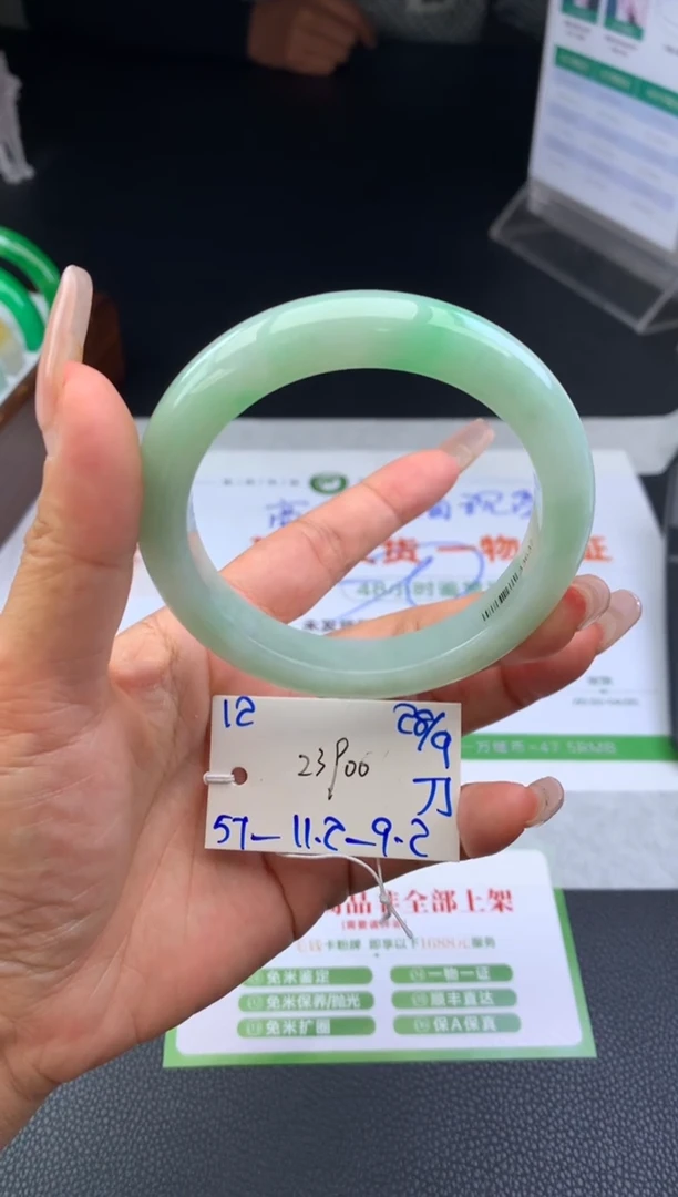 未镶嵌手镯翡翠手镯