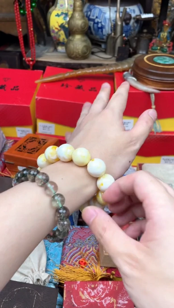 未镶嵌琥珀手串-------------大白蜜