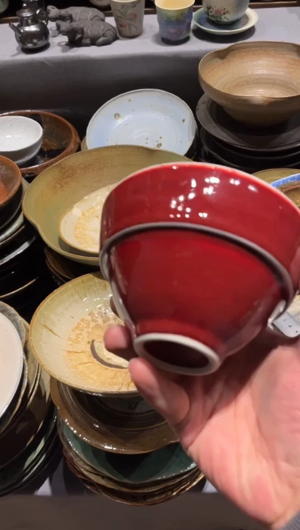 【闪购商品】瓷片712 福利郎红小碗1个