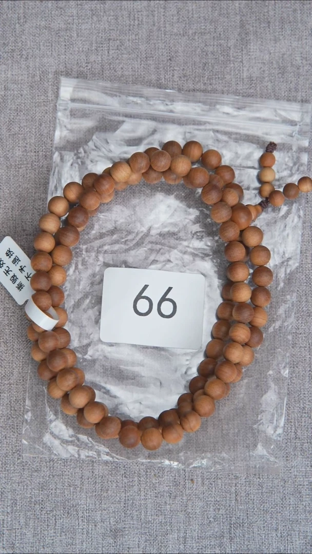 檀香木手串/手链冷****队46号料黑横纹08*108醇厚奶甜韵 66