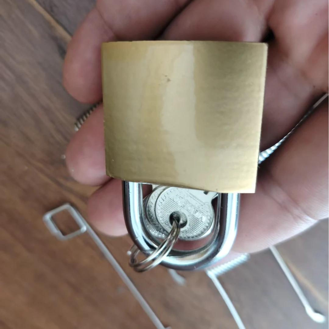 不是锁匠勿买   4个小勾勾维修工具挂锁