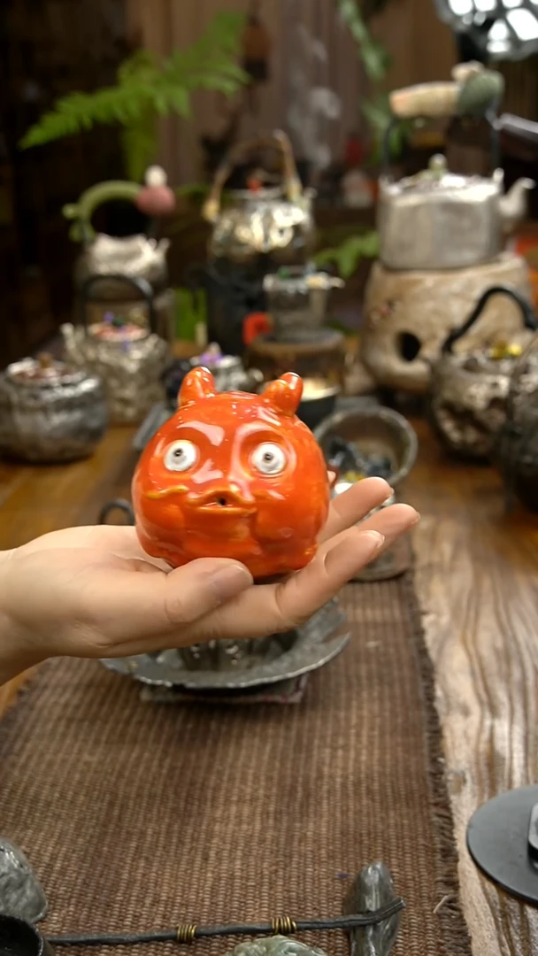 金龙鱼香插摆件，